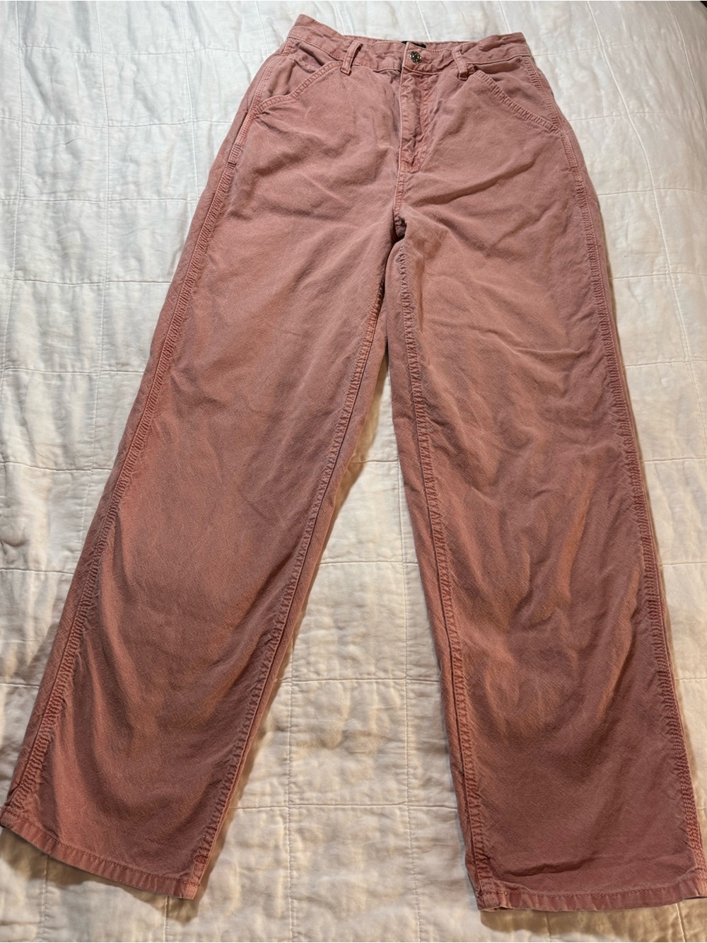 Chino Pants Dusty Pink US 6 ASOS DESIGN 100% Cotton